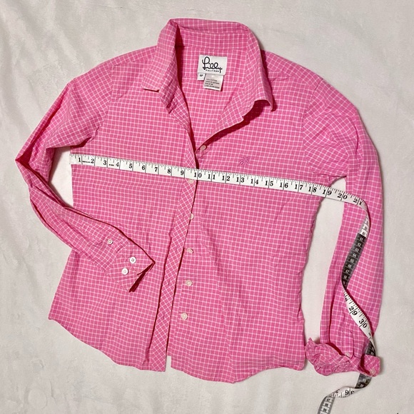 Lilly Pulitzer Button Down Shirt Pink size 6P Small - Picture 4 of 7